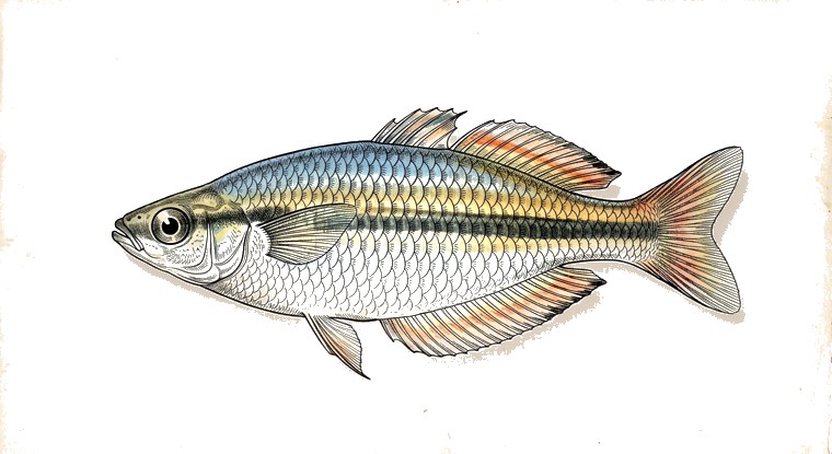 Pima River Rainbowfish (Melanotaenia pimaensis) illustration