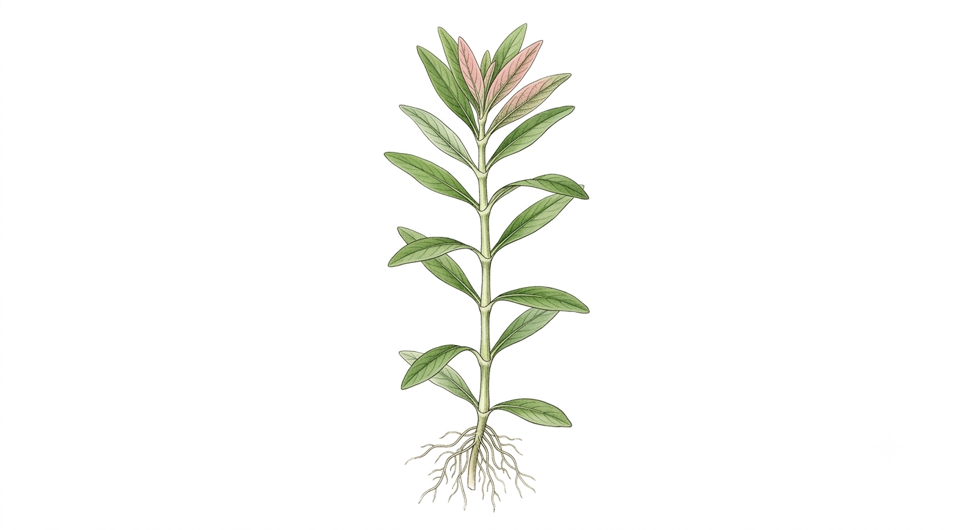 Tiger Lotus (Green) (Nymphaea lotus 'Green') illustration