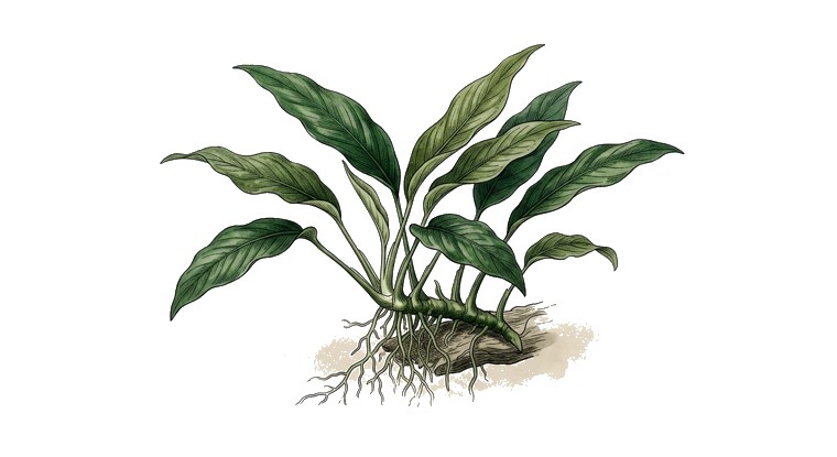 Anubias 'Frazeri' (Anubias 'Frazeri') illustration