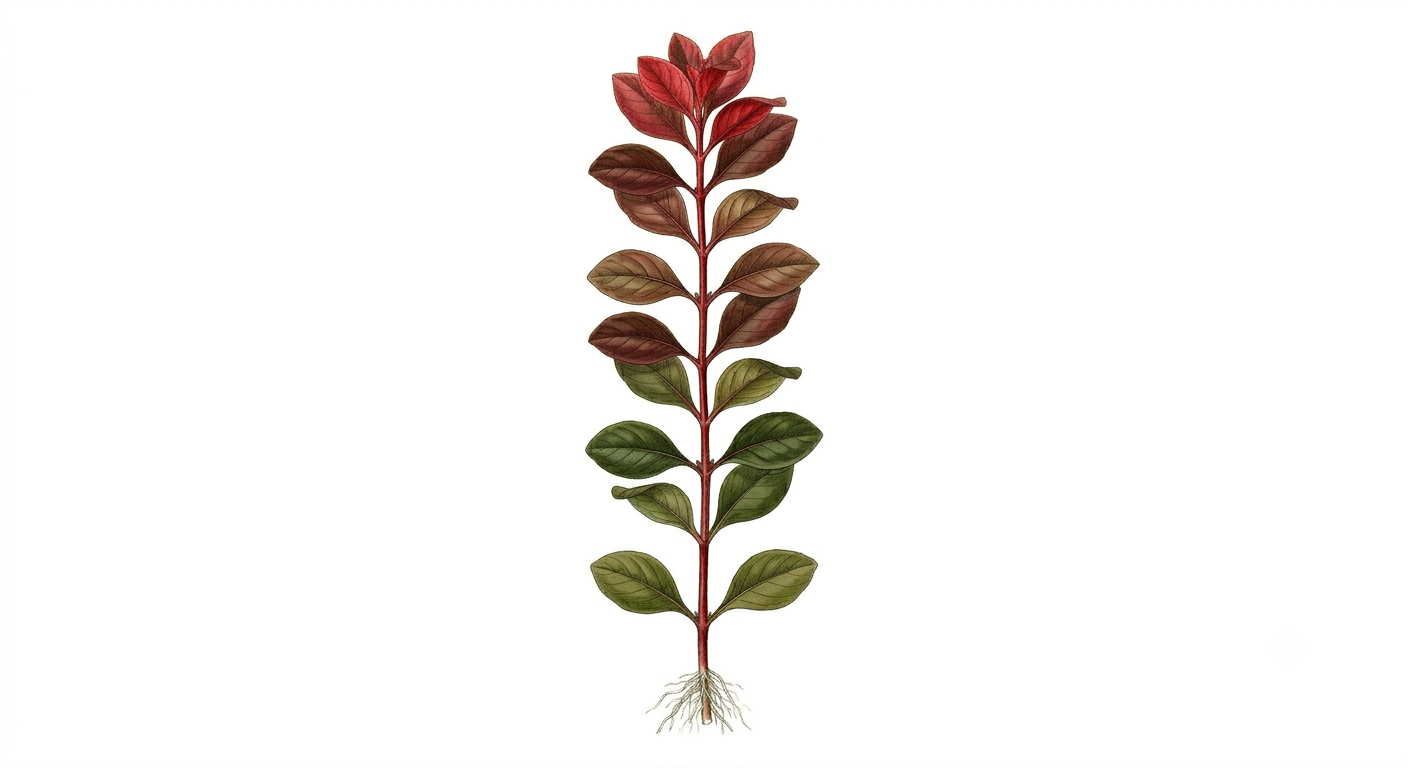 Dense Waterweed (Egeria densa) illustration
