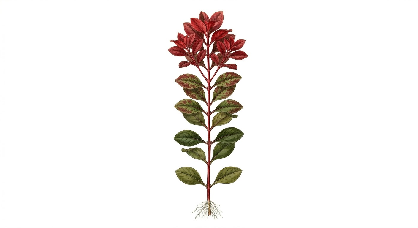 Giant Hygrophila (Hygrophila corymbosa) illustration