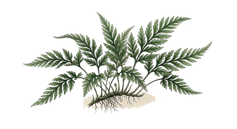 Bolbitis heteroclita 'Difformis' (Bolbitis heteroclita) illustration