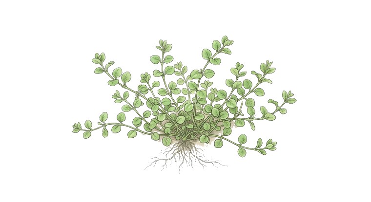 Micranthemum sp. 'Belem' (true) (Micranthemum sp.) illustration