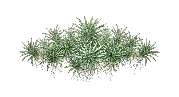 Eriocaulon sulawesiense (Eriocaulon sulawesiense) illustration