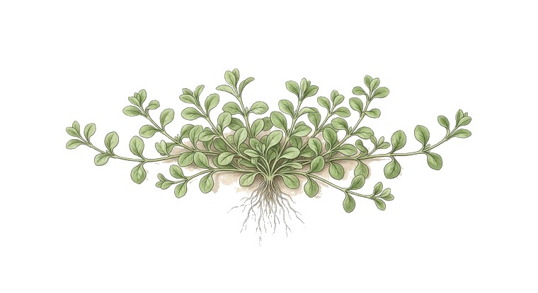 Glossostigma elatinoides (Glossostigma elatinoides) illustration