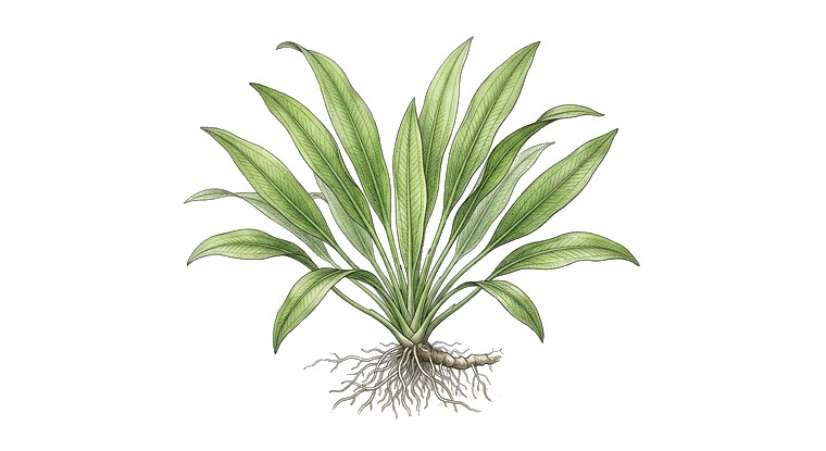 Echinodorus amazonicus (Echinodorus amazonicus) illustration