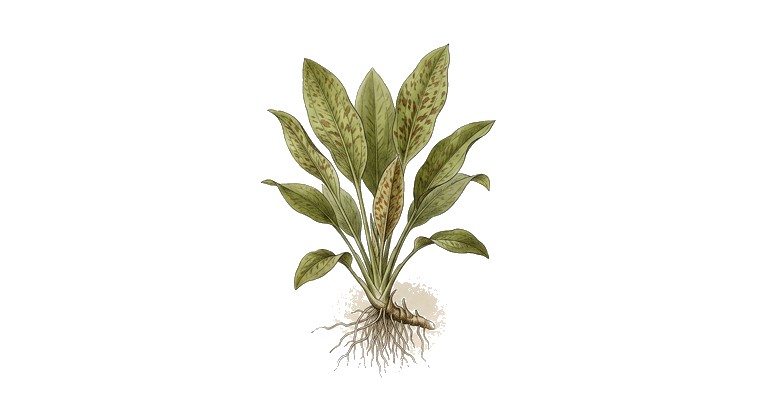 Echinodorus 'Ozelot' (Echinodorus 'Ozelot') illustration