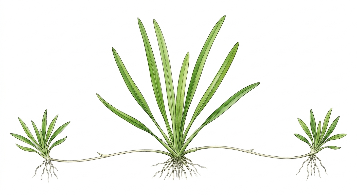 Pygmy Chain Sword (Helanthium tenellum) illustration