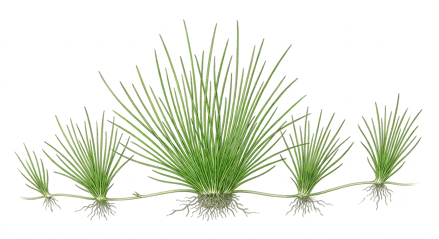 Dwarf Hairgrass (Eleocharis parvula) illustration