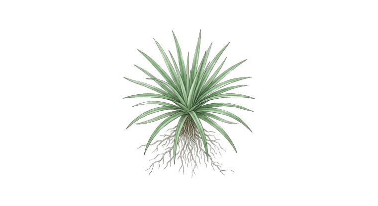 Eriocaulon 'Shooting Star' (Eriocaulon sp. 'Shooting Star') illustration