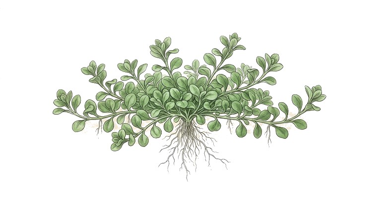 Samolus valerandi (Samolus valerandi) illustration