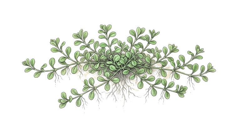 Glossostigma (Glossostigma elatinoides) illustration