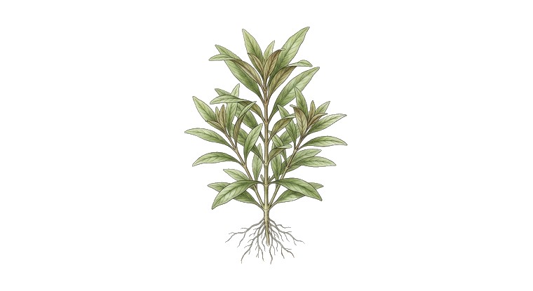 Hygrophila sp. 'Araguaia' (Hygrophila lancea 'Araguaia') illustration