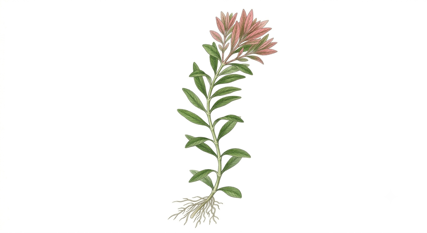 Water Wisteria (Hygrophila difformis) illustration