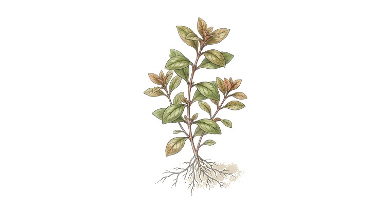 Ludwigia ovalis (Ludwigia ovalis) illustration