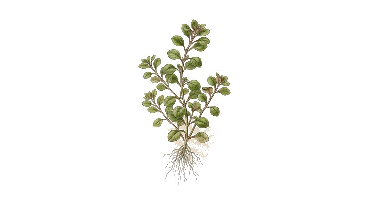 Ludwigia sphaerocarpa (Ludwigia sphaerocarpa) illustration