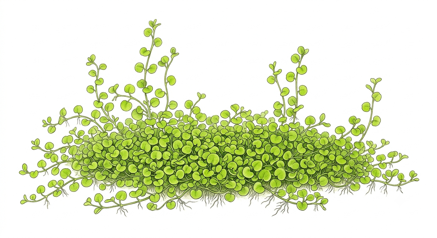 Monte Carlo (Micranthemum tweediei) illustration