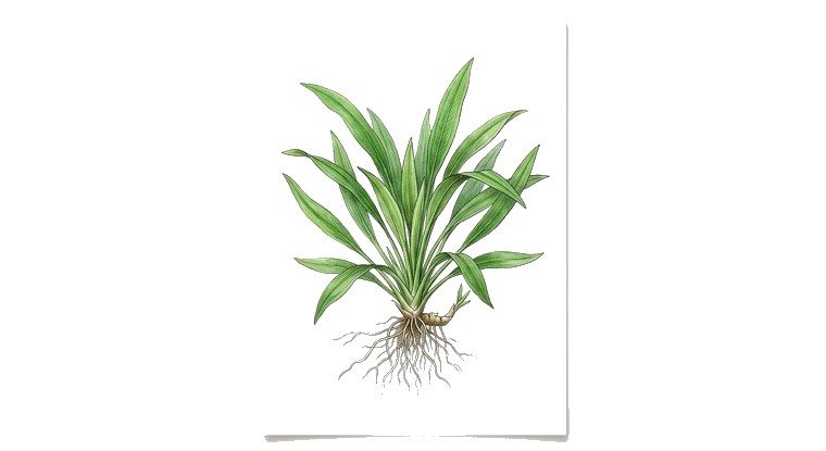 Quadricostatus Chain Sword (Helanthium bolivianum 'Quadricostatus') illustration