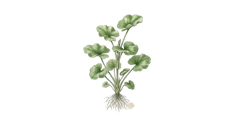 Nymphoides 'Flipper' (Nymphoides hydrophylla 'Flipper') illustration