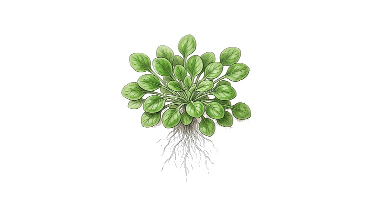Samolus valerandi 'Green' (Samolus valerandi) illustration
